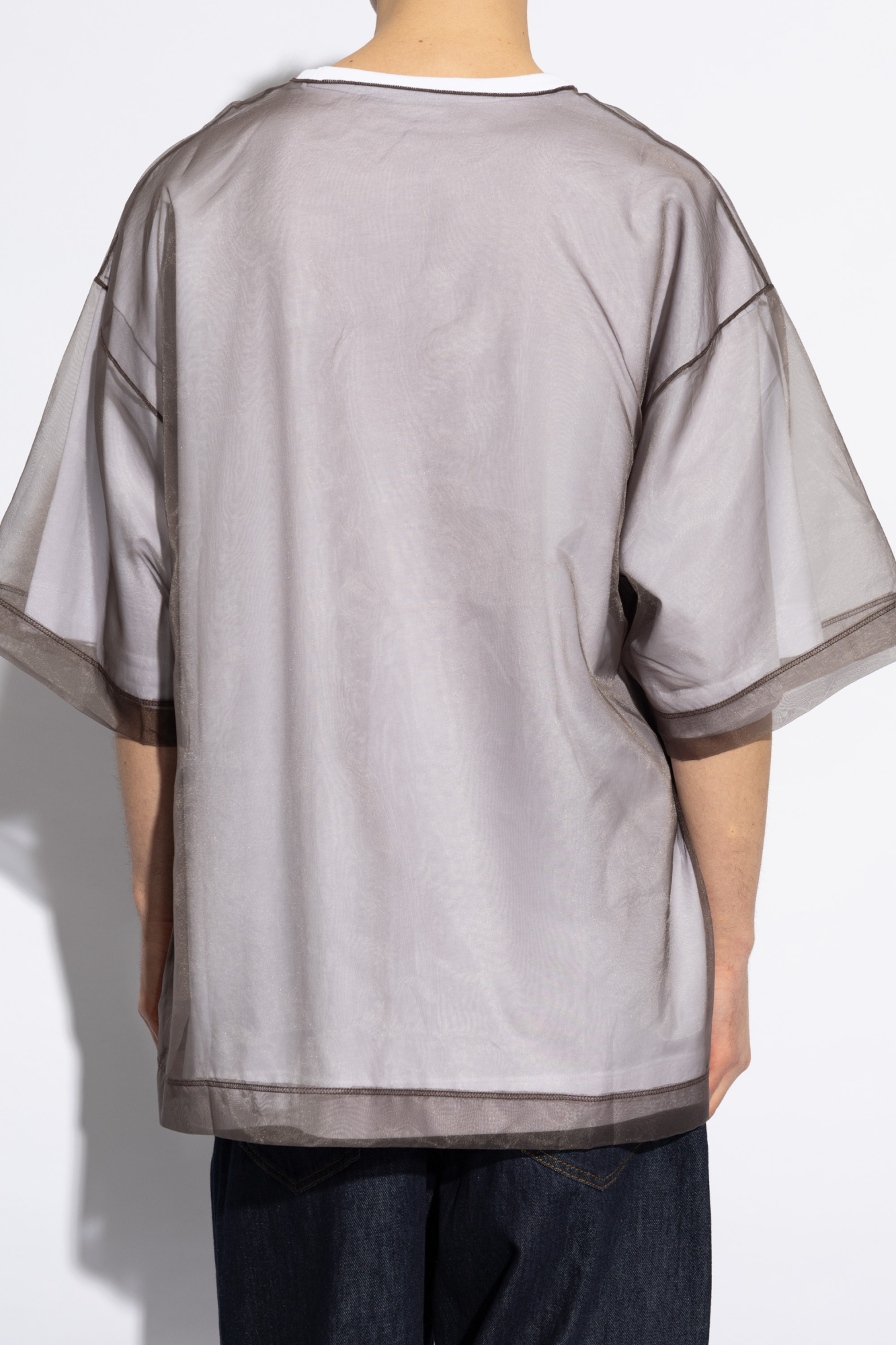 グレー DRIES VAN NOTEN 半袖シャツ Small Dries Van Noten T-shirt Heaton | Men's Clothing | Vitkac